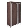 vidaXL Garde-robe Tissu Marron