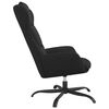vidaXL Chaise de relaxation Noir Similicuir daim