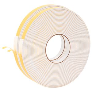 vidaXL Ruban adh&eacute;sif en mousse 2 pc Blanc 15mm x 10m Mousse CR