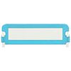 vidaXL Barri&egrave;re de s&eacute;curit&eacute; de lit d'enfant Bleu 120x42 cm Polyester