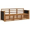 vidaXL Ensembles de canap&eacute;s 3 pc Bois d'Acacia Massif