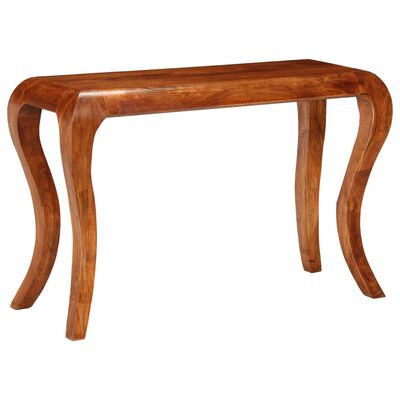 vidaXL Table console Bois d'acacia et finition en Sesham 115x40x76 cm