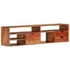 vidaXL Meuble TV 140x30x35 cm Bois d'acacia massif