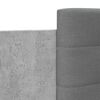 vidaXL Cadre de lit sans matelas gris b&eacute;ton 90x200 cm