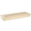 vidaXL Set de coussins de palette 2 pcs Beige 120 x 40 x 8 cm