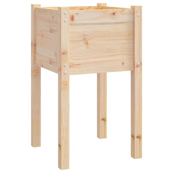 vidaXL Jardinières d'extérieur 2 pcs 40x40x70 cm bois de pin massif