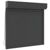 vidaXL Store Roulant Anthracite 100 x 100 cm Aluminium et Polyur&eacute;thane