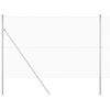 vidaXL Cl&ocirc;ture en fils soud&eacute;s pour fixation au sol 25 x 1,6 m Argent&eacute;