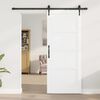vidaXL Porte coulissante ORKDAL Blanc 83 x 202 cm Pin massif