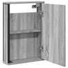 vidaXL Armoire &agrave; miroir de salle de bain sonoma gris bois d&rsquo;ing&eacute;nierie