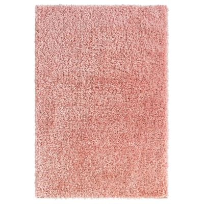 vidaXL Tapis shaggy à poils hauts Rose 160x230 cm 50 mm