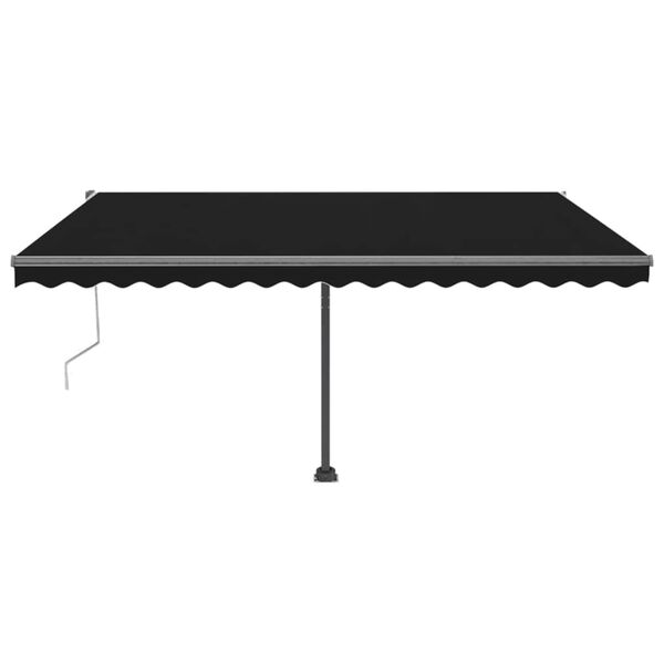 vidaXL Auvent automatique sur pied 400x300 cm Anthracite
