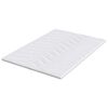 vidaXL Surmatelas Blanc 160 x 200 cm Tissu en Tricot