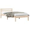 vidaXL Cadre de lit Marron 215,5 x 85,5 x 69,5 cm Bois de Pin Massif
