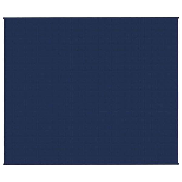 vidaXL Couverture lest&eacute;e Bleu 220x260 cm 11 kg Tissu