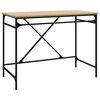 vidaXL Bureau ch&ecirc;ne sonoma 100x50x75 cm bois d'ing&eacute;nierie et fer