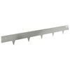 vidaXL Bordure de Pelouse 10 pc 100 x 12 cm Acier Argent&eacute;
