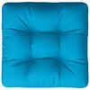 vidaXL Coussin de palette bleu clair 58x58x10 cm tissu