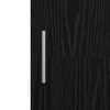 vidaXL Haut Armoire 2 pcs Ch&ecirc;ne noir 50 x 42,5 x 185 cm