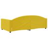 vidaXL Lit de repos sans matelas jaune 100x200 cm velours