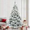 vidaXL Sapin de No&euml;l artificiel avec 300 LED Blanc 240 cm PE et PVC