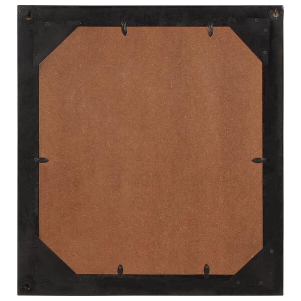 vidaXL Miroir de salle de bain 55x1x60cm verre et bois massif manguier