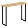 vidaXL Table console &agrave; live edge 105x33x76 cm bois de manguier massif