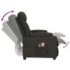 vidaXL Fauteuil électrique de massage Noir Tissu