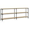 vidaXL Table console Chêne Sonoma 200 x 29 x 75 cm Bois d'ingénierie