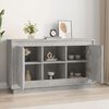 vidaXL Buffet gris béton 102x35x60 cm bois d'ingénierie