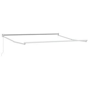 vidaXL Cadre de store r&eacute;tractable Blanc 300 x 250 cm Aluminium