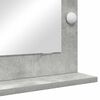 vidaXL Miroir de vanit&eacute; Rectangulaire Gris b&eacute;ton 70 x 50 x 18 cm