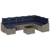 vidaXL Ensemble de Canap&eacute;s avec coussin 6 pcs polyrotin