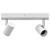 vidaXL Spot de plafond Blanc 26 x 6,5 x 11,5 cm M&eacute;tal