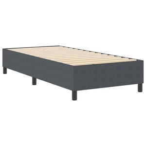 vidaXL Cadre de lit plateforme Gris fonc&eacute; 80 x 200 cm