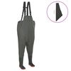vidaXL Pantalon &eacute;chassier avec bottes Vert Pointure 38