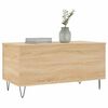 vidaXL Table basse Ch&ecirc;ne sonoma 90x44,5x45 cm Bois d'ing&eacute;nierie