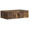 vidaXL Table d'appoint murale 59 x 34,5 x 17 cm Bois d'ing&eacute;nierie