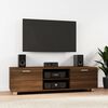 vidaXL Meuble TV Ch&ecirc;ne marron 140x40,5x35 cm Bois d'ing&eacute;nierie
