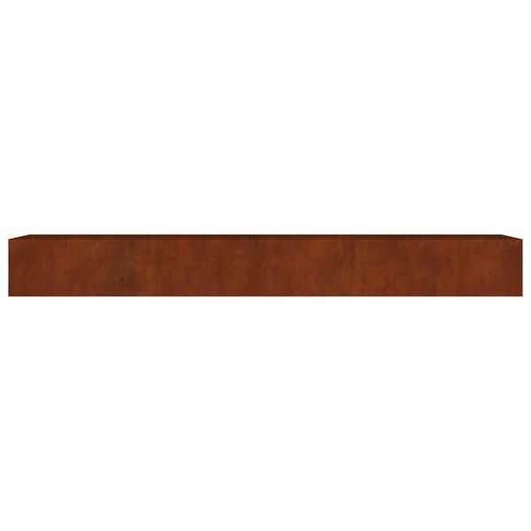 vidaXL Lit sur&eacute;lev&eacute; de jardin 360x80x40 cm acier corten