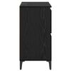 vidaXL Buffets 3 pcs Ch&ecirc;ne noir 60 x 35 x 70 cm Bois d'ing&eacute;nierie
