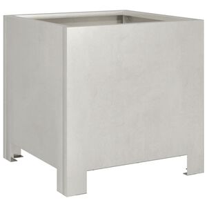 vidaXL Jardini&egrave;re 30x30x30 cm acier inoxydable
