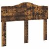 vidaXL Cadre de lit Ch&ecirc;ne fum&eacute; 135 x 190 cm Bois de pin massif