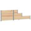 vidaXL Lit sur&eacute;lev&eacute; &agrave; 3 niveaux 120x80 cm bois de pin massif