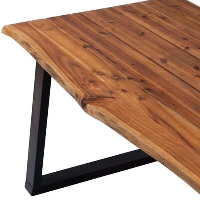 vidaXL Table à manger 170x90x75 cm Bois d'acacia massif