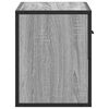 vidaXL Meuble TV sonoma gris 60x31x39,5 cm bois d'ing&eacute;nierie et m&eacute;tal
