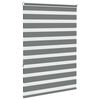 vidaXL Store zèbre gris foncé largeur du tissu 90,9 cm polyester