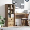 vidaXL Bureau avec tiroir 2 pcs Ch&ecirc;ne artisanal
