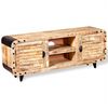 vidaXL Meuble TV Bois de manguier massif 120x30x50 cm
