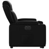 vidaXL Fauteuil inclinable &eacute;lectrique noir similicuir